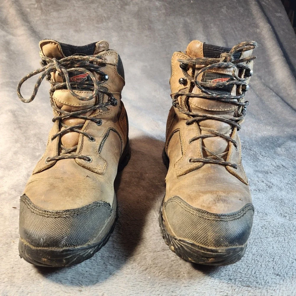 Red Wing Boots‎ Mens 9.5 Brown Leather FlexForce 2401 Work FOR REPAIR ONLY